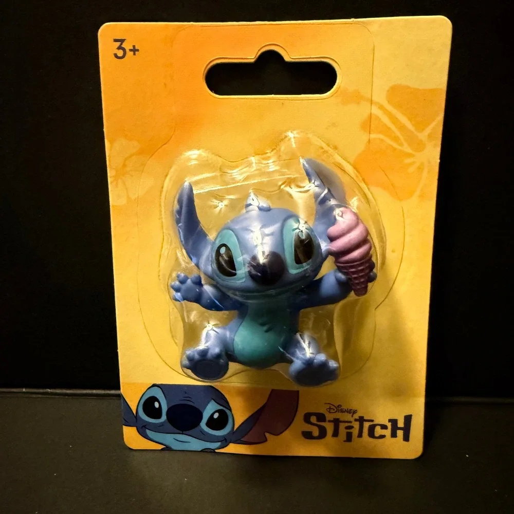 Disney Just Play Stitch Angel Mini Figure Set Kids OS Blue Pink NEW 5pc Bundle